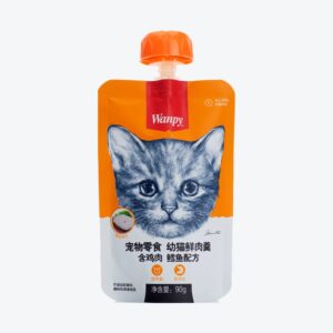 خرید و قیمت پودینگ گربه ونپی مدل مرغ و ماهی کاد (فروش عمده- پت پک)