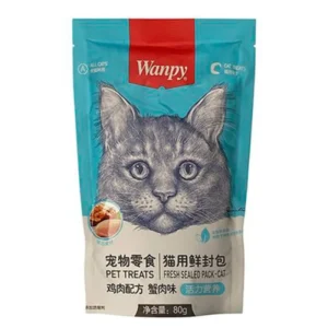 قیمت و خرید پوچ گربه ونپی مدل خرچنگ و مرغ( فروش عمده غذای گربه و سگ- پت پک)